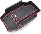 CDEFG 2023-2026 Accord Center Console Accessory Organizer for 2023 2024 2025 2026 Accord Sport EX-L L Touring LX EX Console Armrest Tray Storage Box 2023-2026 Accord 11th Gen Hybrid Accessories (Red)