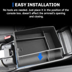 SXCY [4PCS Tray for 2026 2027 Honda HRV HR-V Center Console Organizer for 2023-2026 2027 Honda HRV Accessories [Armrest Tray+Door Storage+Under Console Tray] 2025 2026 2027 HRV Console Organizer