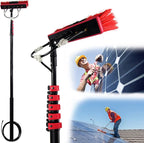 3-11m Photovoltaic Cleaning Brush,Water Fed Telescopic Brush,Cleaning Photovoltaic and Solar Panels,Washing Set Equipment Extension Pole Cleaning,10.80M/36FT (7.2M/24FT)