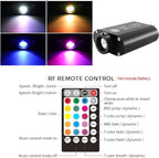 ATOKEE 16W Sound Activated Fiber Optic Light Box, Bluetooth App/RF Remote Control for Starlight Headliner, Car Plug & Power Adapter, PG Connector & 3 Drill Bits