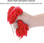 Microfiber Washing Glove, Pink Chenille Car Wash Mitt Scratch Free for Furniture for Motorcycle