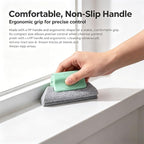 2026 New Magic Window Track Cleaner, Window Groove Cleaning Brush Tools Set, for Cleaning Tile Grout, Louver Blades, Car Air Conditioning Vents, and Narrow Gaps (6pcs Pink)