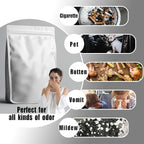 Car Deodorizer Odor Eliminator, Chlorine Dioxide Odor Removal, Fast-Release Clo2 Vapor Eliminate Odor for Car and Home, 100% Without Fragrance or Residue.