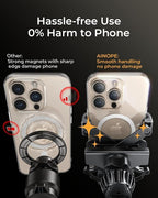 AINOPE Car Vent Phone Mount Holder for iPhone 17 Pro Max Car Mount [Drop-in Grip] Phone Holders for Your Car Air Vent Interior Accessories Gifts for Men for iPhone 17 Pro Max 16 15 14 Galaxy S26