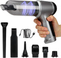 Yougfin Car Vacuum Cleaner Cordless, 3 in 1 Handheld Vacuums Brushless Motor High Power 12500PA Compressed Air Dusters Cordless Vacuum Cleaners for Car Home