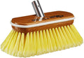 STAR BRITE 8" Premium Cleaning Brush - Synthetic Wood Block with High-Density Star Prene Fibers for Smooth & Painted Surfaces - Fits Star brite Extend-A-Brush Handles - Soft Bristle, Yellow (040170)
