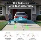 FEISIKE Backup Camera, 1080P IR Night Vision with Monitor, Easy Setup Plug-Play Rear View Camera, 150 Degrees Wide Angle, IP68 Waterproof, 4.3" Display for Car Truck SUV