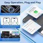 CarlinKit MINI Ultra 3 Wireless CarPlay Adapter - for with OEM Wired Cars - The Smallest Looks - The Simplest to use - Convert Wired to Wireless