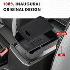 Autorder Center Console Organizer for 2022-2026 Volkswagen Taos/ 2018-2024 VW Tiguan,Taos/Tiguan Interior Accessories Armrest Storage Box Secondary Insert Tray with Non-Slip Silicone Mats