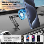 Magnetic Phone Holder for Car, Fits for Magsafe Car Mount 1080° Rotation and Foldable Strong Magnets Car Phone Holder for iPhone 16 15 14 13 12 Pro Max Car Accessories