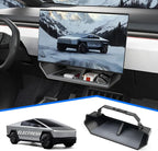 ELECFRESH Center Console Organizer Under Screen Storage Box for 2024 2025 2026Tesla Cybertruck Accessories, Dashboard Hidden Tray for Cybertruck (A)