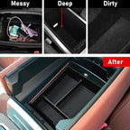 Jaronx Compatible with BMW X5 G05/ X6 G06/ X7 G07 Center Console Organizer, Console Organizer Tray Storage Compatible with BMW X5 G05/ X7 G07 2019-2026, X6 G06 2020-2026