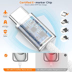 Charger for iPhone 17/16/15 Charger,Fast Charging iPhone 17/16/15 2Pack Type C Wall Adapter USB C Chargers Block 6FT USB-C to C Woven Cable for Apple iPhone 17 ProMax/Air/16 Plus/15,iPad Pro/Air/Mini