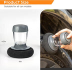 Flow Tire Shine Applicator, Reusable Car Tire Dressing Applicator, No-Drip Tire Applicator Works with All Tire Shine & Gels