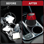 Car Trash Can with Lid - 1-Pack, Interior Accessories for Vehicles, Leakproof Garbage Can with 15 Detachable Trash Bags, Multipurpose Organizers and Storage Solutions for Home and Office