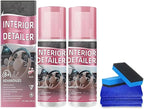 Professional Car Interior Detailer Spray - Multi-Surface Cleaner for Leather, Dash & Plastic - Surface Restoration & Protective Barrier - Non-Greasy Matte Finish (1)