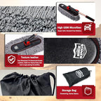 Car Duster Exterior Scratch Free - 27-36" Extendable Handle Microfiber Auto Dusting Brush for SUV, RV, Truck, Motorcycle & Dashboard, Storage Bag Included