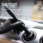 4PCS Car Interior Cleaning Brushes Car Interior Detailing Brush Car Detail Soft Brush Kit Interior Detailing Kit Tools Duster Brush for Auto Truck SUV Interior Cleaning Equipment