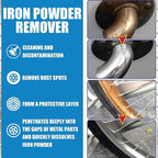 Multi-functional Quick-Acting Rust Removal Spray, 100ml Portable Iron Powder Remover, Portable Easy-Spray Cleaner for Metal Surfaces, Bikes, Tools, Furniture Maintenance (3 pcs)