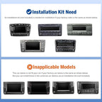 Eonon 4+64G Android 14 Car Stereo for Volkswagen Golf Passat SEAT Skoda, 9'' CarPlay Android Auto Touchscreen Headunit with DSP, Bluetooth,SWC- VWX7A