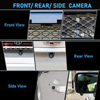 GLK Backup Camera - AHD 1080P Wide Angle Reverse Camera, Night Vision IP69K Waterproof Rear View Camera for 12-24V Car Vehicle SUV RV, Adjust Angle Left and Right, Up and Down, 4pin Connector