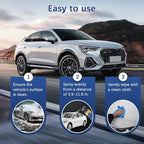 Car Coating Agent Spray, 3 in 1 High Protection Vehicle Quick-Acting Coating Agent Spray, Multifunctional Automotive Scratch Wax Polish Waterless Wash, Universal for SUV RV Truck
