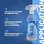 Gyeon Glass Streak Free Automotive Glass Cleaner Professional Grade Ammonia Free Tint Safe Removes Fingerprints Oil Film Interior Safe Enhances Clarity For Windows Windshield Mirror Screens