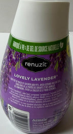 Renuzite Adjustable Gel solid Air Freshener Cone, lovely lavender Scent, Nonstop Freshness, 7oz Cone, 6 Count, brand is Renuziteee
