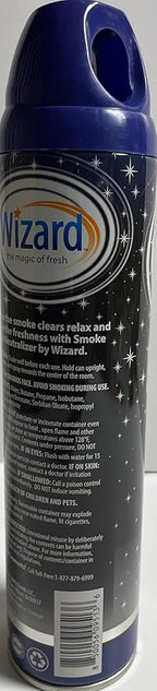 Wizard Double Action Smoke Odor Neutralizer & Air Freshener, Eliminates Smoke Smell & Odors, Freshens Air, Long-Lasting Scent; 4-Pack of 10 oz Sprays fresh breeze