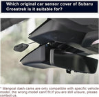 Mangoal Front 4K & Rear 1080P Dash Cam Custom fit for Subaru Ascent 2023 2024 2025 2026 (Model B),Limited Onyx Edition Premium Touring etc, Integrated OEM Look, UHD 2160P Video, App & WiFi, 128GB Card