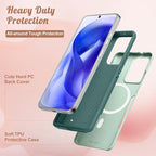 for Moto Edge 2024 Case - Compatible with MagSafe Women Girls Cute Magnetic Protective Phone Cover Cool Kawaii Girly Cat Heavy Duty Shockproof Design for Motorola Moto Edge 2024 Cases