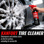 Wheel and Tire Cleaner Spray, Car Cleaning Supplies for Brake Dust, Grime & Rust Removal, Car Wash Wheel and Rim Cleaner for Alloy, Metal & Rubber, Quick Dry, No Residue