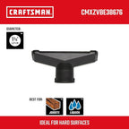 CRAFTSMAN CMXZVBE38676 1-7/8 in. Utility Nozzle Wet Dry Vac Attachment, Industrial-Grade Shop Vacuum Accessory for Cleaning Hard Surfaces, Fits 1-7/8 in. Hose Diameter