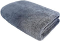 Microfiber Car Drying Towel, 1300GSM Superior Absorbency Twist Loop for Drying Cars, Trucks, and SUVs (Gray, 20"x32")