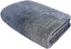 Microfiber Car Drying Towel, 1300GSM Superior Absorbency Twist Loop for Drying Cars, Trucks, and SUVs (Gray, 20"x32")