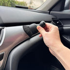 Car Detailing Brush, Soft Bristle Cleaning Brush, Scratch-Free Auto Duster Tool for Dashboard, Air Vents, Leather & Interior Cleaning (Black with Cap)