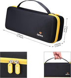 Aproca Case Compatible with Fanttik Slim V8 Apex / V8 Mate / V10 Apex / V10 Mate Cordless Car Vacuum, Portable Hard Storage Bag for Accessories -Black (Case Only)