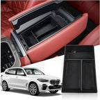 2026 X5/X6/X7 Center Console Organizer for 2020-2026 BMW X5/X6/X7 Accessories Middle Console Organizer X5/X6/X7 Armrest Storage Box Compatible with 2020 2021 2022 2023 2024 2025 2026 BMW X5/X6/X7