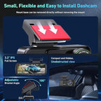 Dash Cam Front and Rear, 4K Dash Cam Built-in 5.8G WiFi GPS ADAS, 3.2" IPS Screen Dash Camera for Cars with Free 32GB Card,G-Sensor,Loop Recording,WDR,Night Vision Dashboard Camera