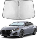 EcoNour Windshield Sunshade Compatible for Nissan Altima 2019-2024 2025 2026, Sun Visor for Front Windshield & Window Sun Shade Cover, UV Heat Blocker & Protector, Car Accessories