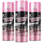 DONKEYPRO Interior Car Cleaner & Polishing - Repels Dust & Staining, Restores & Protects Plastic, Vinyl, Leather, Dashboard - UV Guard, Anti-Aging, Exterior & Interior Car Detailer Spray (3 x 15oz)