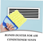 Ipetboom 8pcs Blinds Cleaner Duster Tool Compact Window Blinds Cleaning Brush Washable Duster for Air Conditioner Vents Efficient Dust Removal for Tight Spaces Lightweight Design