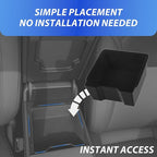Center Console Organizer for 2026 Tesla Model Y Juniper Accessories & Model 3 Highland 2026-2024 Flocked Storage Organizer Set Center Console Box, Armrest Box and DIY Cup Mat
