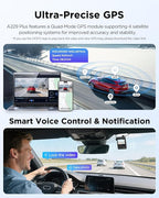 VIOFO A229 Plus 3 Channel Dash Cam, Dual STARVIS 2 Sensors, 3-Channel HDR, 1440P+1440P+1080P Front Inside and Rear Car Camera, 5GHz Wi-Fi, Voice Control, Ultra-Precise GPS, 24 Hours Parking Mode