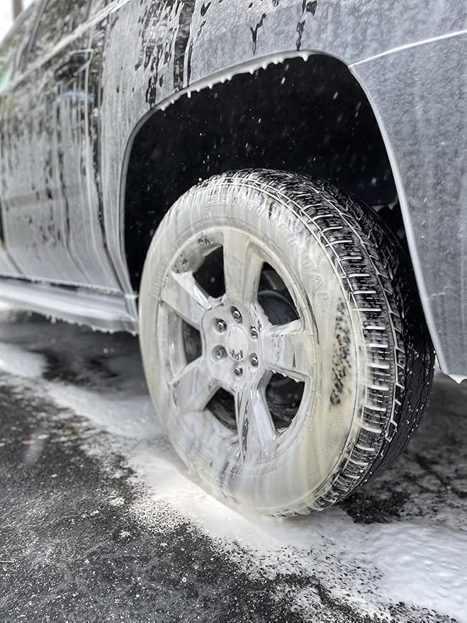 Wash Chems Pro50 Touchless One Step Car Wash Detergent Soap Concentrate - No Brushing, Commercial Grade Professional Auto Foam Cleaner Also Great for Trucks, RVs, Tractors (2.5 Gallons)