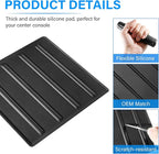 Center Console Tray Liner for Toyota Tundra Accessories 2022-2025 2026 (Only fits SR, SR5, Limited) & 2023-2025 2026 Sequoia Accessories Console Organizer Liner Anti-Slip Silicone Mat Pad 2 Pcs