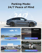 VIOFO A229 Plus 3 Channel Dash Cam, Dual STARVIS 2 Sensors, 3-Channel HDR, 1440P+1440P+1080P Front Inside and Rear Car Camera, 5GHz Wi-Fi, Voice Control, Ultra-Precise GPS, 24 Hours Parking Mode