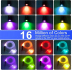AZIMOM Car Use 6W RGBW 150pcs 0.03in 6.5ft Fiber Optic Lights Starlight Ceiling Light Kit End Glow Optic Cable Music Mode APP Remote Sensory Lighting Indoor Home Headliner Decoration