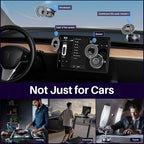 Nano Gel Suction Cup Car Mount, Magnetic Phone Holder for Your Car/Gym/Shower, 360° Rotating Foldable Car Phone Mount Compatible with iPhone 17 16 Pro Max 15 14 Plus & Android for Magsafe