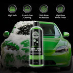 Car Wash Soap for Ceramic Coating 16oz, High Foaming Graphene Shampoo Powerful Cleaner & Protection In One Step, Works with Car Wash Bucket, Foam Cannon & Foam Gun, Safe for Satin & Matte Finish Paint